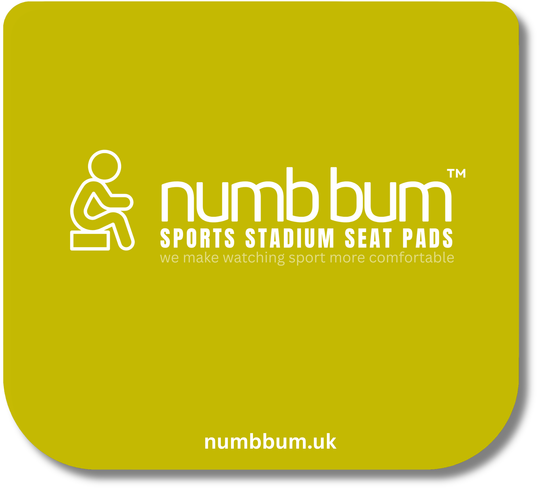 numb bum™ Sports Stadium Seat Pad | Yellow