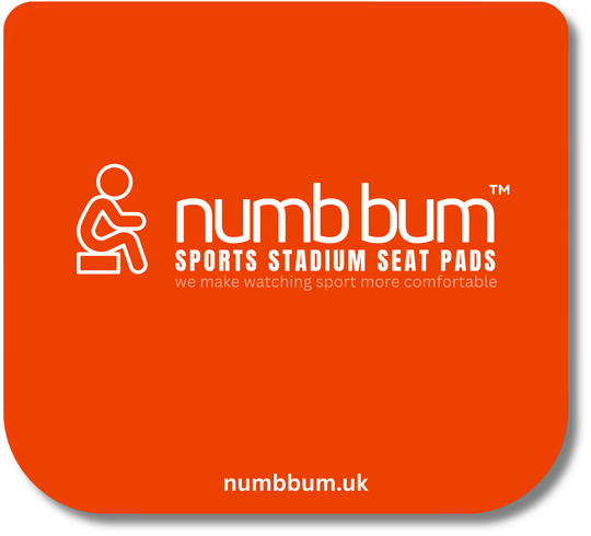 numb bum™ Sports Stadium Seat Pad | Orange