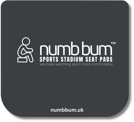 numb bum™ Sports Stadium Seat Pad | Chacoal