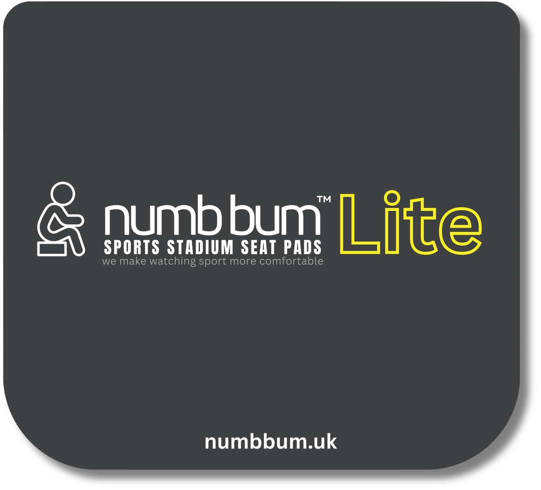 numb bum™ Lite Sports Stadium Seat Pad | Charcoal