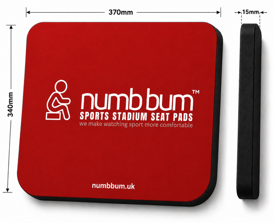 numb bum™ Classic Sports Stadium Seat Pad (all colours)