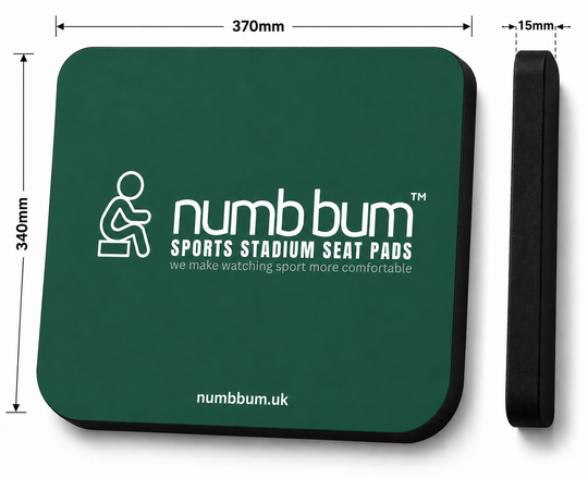 numb bum™ Classic Sports Stadium Seat Pad (all colours)
