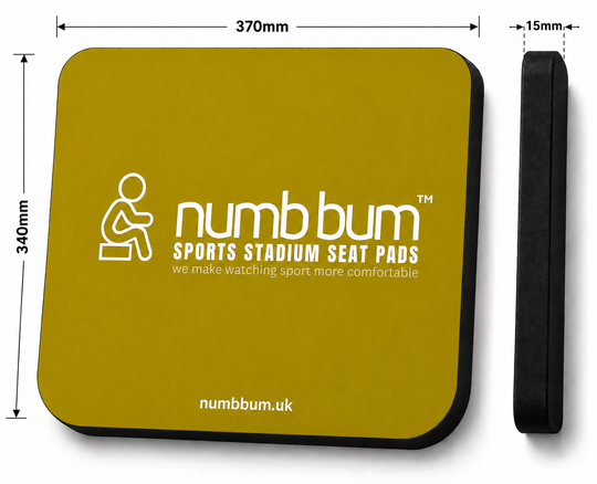 numb bum™ Classic Seat Pad | Yellow