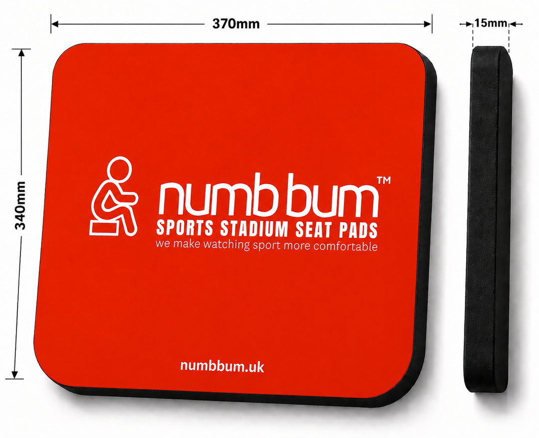 numb bum™ Classic Sports Stadium Seat Pad (all colours)