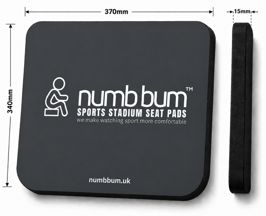 numb bum™ Classic Sports Stadium Seat Pad (all colours)
