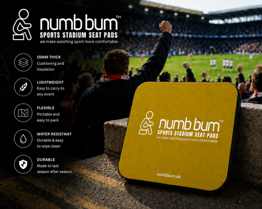 numb bum™ Classic Seat Pad | Yellow