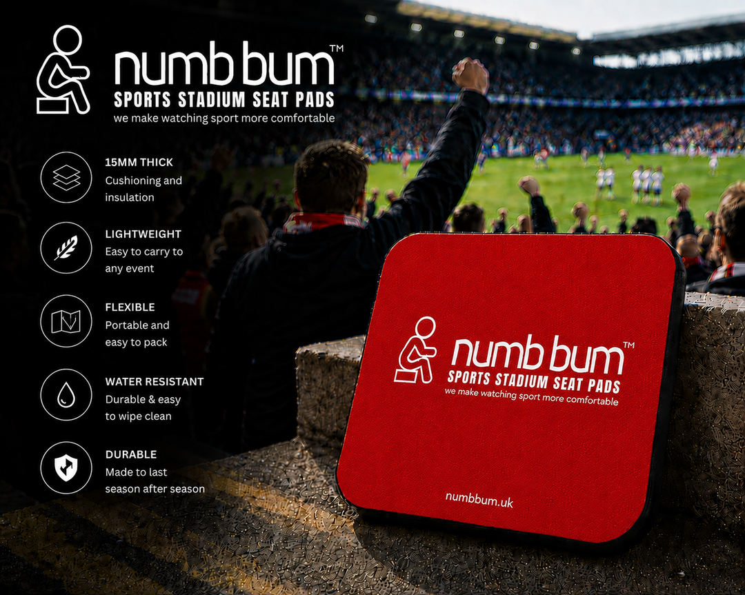 numb bum™ Classic Seat Pad | Red
