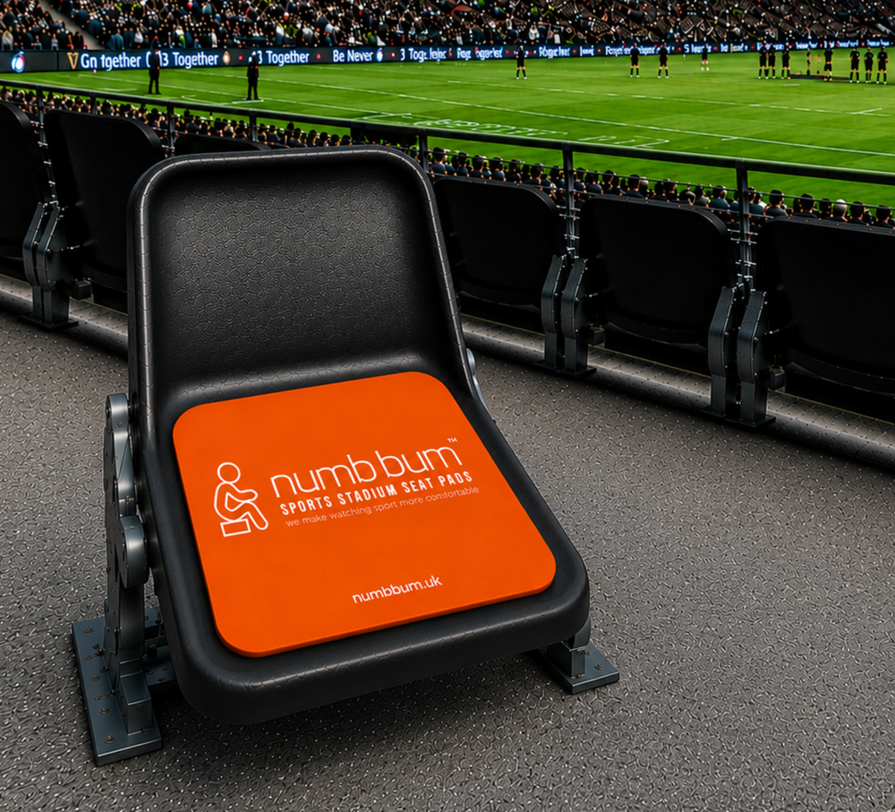 numb bum™ Sports Stadium Seat Pad | Orange