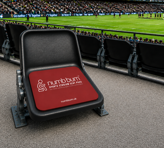 numb bum™ Sports Stadium Seat Pad | Red